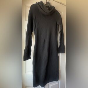 Ann Taylor Black Long Sleeve Dress
